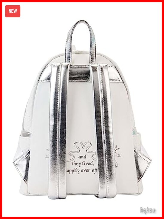Loungefly Disney Cinderella Mini Backpack Faux Leather Casual Daypack